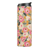 Hand-Drawn Bold Inky Floral Pattern- Sunlit Meadow Thermosbeker (Gedraaid links)