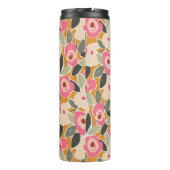 Hand-Drawn Bold Inky Floral Pattern- Sunlit Meadow Thermosbeker (Achterkant)