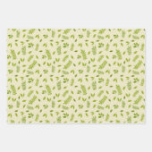 Hand-Drawn Botanical Nature Seamless Pattern  Inpakpapier Vel (Voorkant)