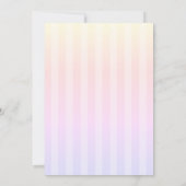 Hand Drawn Bow Elegant Frame Ombre Kaart (Achterkant)