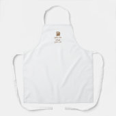 Hand-Drawn Bread Illustration Cooking Apron Schort (Voorkant)