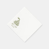 Hand Drawn Champagne Tower Glass Wedding Napkins Servet (Hoek)