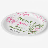 Hand Drawn Christmas Bridal Shower Papieren Bordje (Gekanteld)