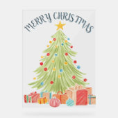 Hand-Drawn Christmas Sketch Acryl Bord (Voorkant)