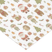 Hand Drawn Christmas Woodland Table Runner Medium Tafelloper (Hoek)