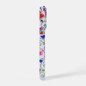 Hand Drawn Colorful Floral Swirl Pattern iPhone Hoesje (Rechterkant)