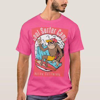 Hand drawn cool monkey t-shirt