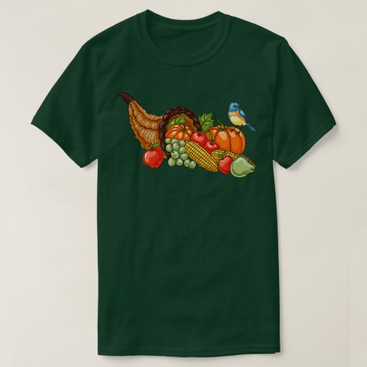 Hand Drawn Cornucopia T-shirt (Design voorkant)