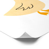 Hand-Drawn Dapper Goose Nursery Art Poster (Hoek)