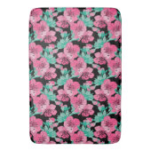 Hand Drawn Decorative Cherry Blossom Pattern Badmat (Voorkant Verticaal)