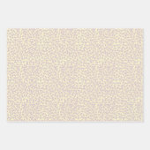 Hand drawn ditsy Lavender Daisies – Mini Floral Inpakpapier Vel (Voorkant 3)