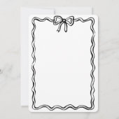 Hand Drawn Doodles Afstuderen Save the Date Kaart (Achterkant)