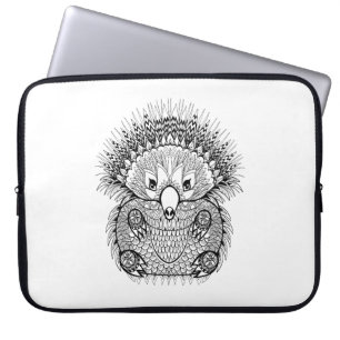 Hand Drawn Echidna Doodle Laptop Sleeve
