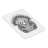 Hand Drawn Echidna Doodle Magneet (Rechterzijde)