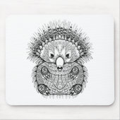 Hand Drawn Echidna Doodle Muismat (Voorkant)
