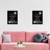 Hand Drawn Engagement Party Wedding Welcome Sign. Muurkunst Sets (Woonkamer)