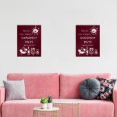 Hand Drawn Engagement Party Wedding Welcome Sign. Muurkunst Sets (Woonkamer)