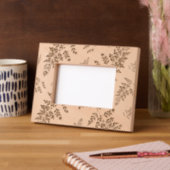 Hand Drawn Fern Pattern Gegraveerde Lijstjes (Links)