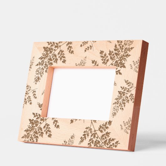 Hand Drawn Fern Pattern Gegraveerde Lijstjes (Links)