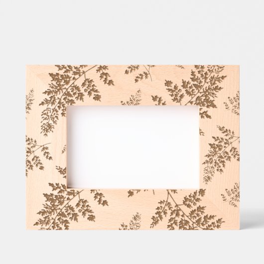 Hand Drawn Fern Pattern Gegraveerde Lijstjes (Voorkant)