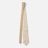 Hand Drawn Festive Winter Pattern  - Neck Tie Stropdas (Achterkant)