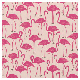 Hand-Drawn Flamingo | Tropical Sewing & Quilting Stof