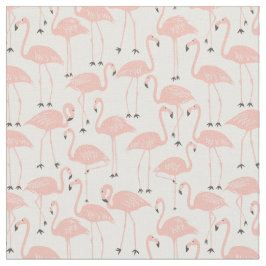 Hand-Drawn Flamingo | Tropical Sewing & Quilting Stof