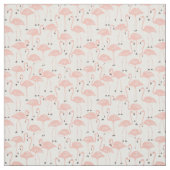 Hand-Drawn Flamingo | Tropical Sewing & Quilting Stof (Swatch)