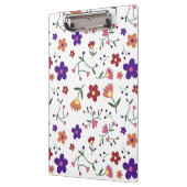 Hand-Drawn Floral Pattern Klembord (Links)