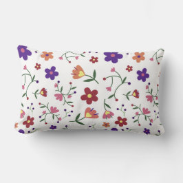 Hand-Drawn Floral Pattern Kussen
