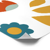 Hand Drawn Floral Pattern Poster (Hoek)