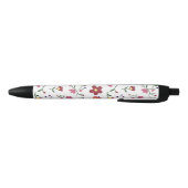 Hand-Drawn Floral Pattern Zwarte Inkt Pen (Bodem)