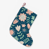 Hand drawn floral stilish fabric. Seamles pattern  Kleine Kerstsok (Voorkant (Hangend))