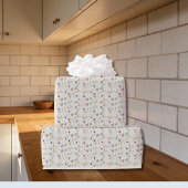 Hand Drawn Floral Whimsical Flowers Wedding Cadeaupapier