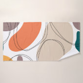 Hand drawn geometric seamless modern abstract mult badhanddoek (Badhanddoek)