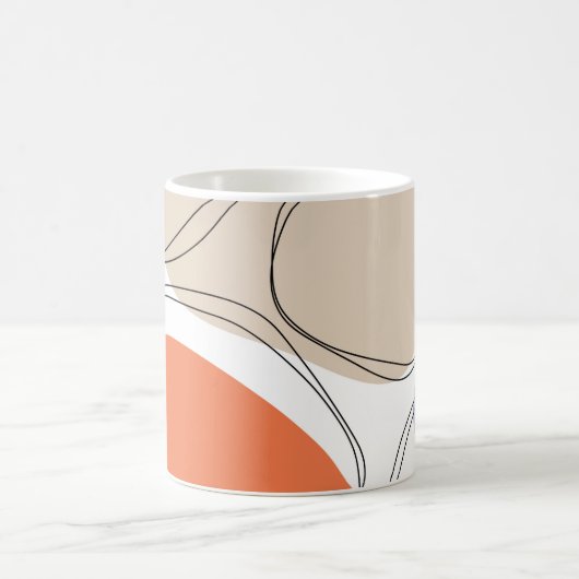 Hand drawn geometric seamless modern abstract mult koffiemok (Center)