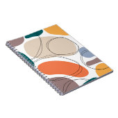 Hand drawn geometric seamless modern abstract mult notitieboek (Rechterzijde)