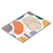 Hand drawn geometric seamless modern abstract mult notitieboek (Linkerzijde)