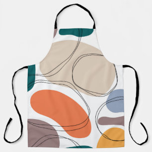 Hand drawn geometric seamless modern abstract mult schort