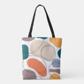 Hand drawn geometric seamless modern abstract mult tote bag (Achterkant)