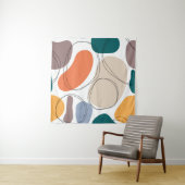 Hand drawn geometric seamless modern abstract mult wandkleed (In Situ (horizontaal))