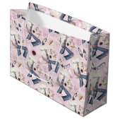 Hand Drawn Girl Boss Groot Cadeauzakje (Voorkant Gekanteld)