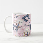 Hand Drawn Girl Boss Koffiemok (Links)