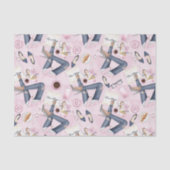 Hand Drawn Girl Boss Tissuepapier (Voorkant)