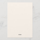 Hand Drawn Gold Bow Ribbon Border New Years Party Kaart (Achterkant)