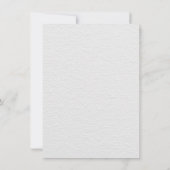 Hand Drawn Greenery Kraft Line Art Black & White Kaart (Achterkant)