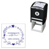 Hand Drawn Greenery Wreath Creëer Your Ewn Zelfinktende Stempel (In situ)