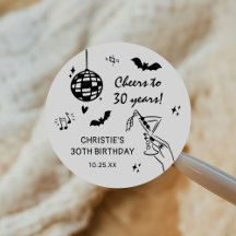 Hand Drawn Halloween Adult Birthday Party