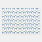 Hand Drawn Hanukah Menorah Candles Inpakpapier Vel (Voorkant)