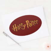 Hand Drawn Harry Potter Logo Ovale Sticker (Envelop)